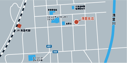 清里支店地図